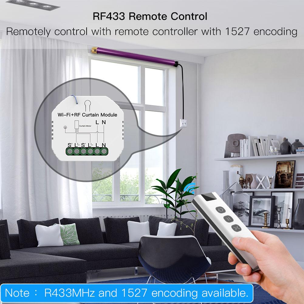 WiFi Smart Curtain Switch Module for Motorized Roller Blinds