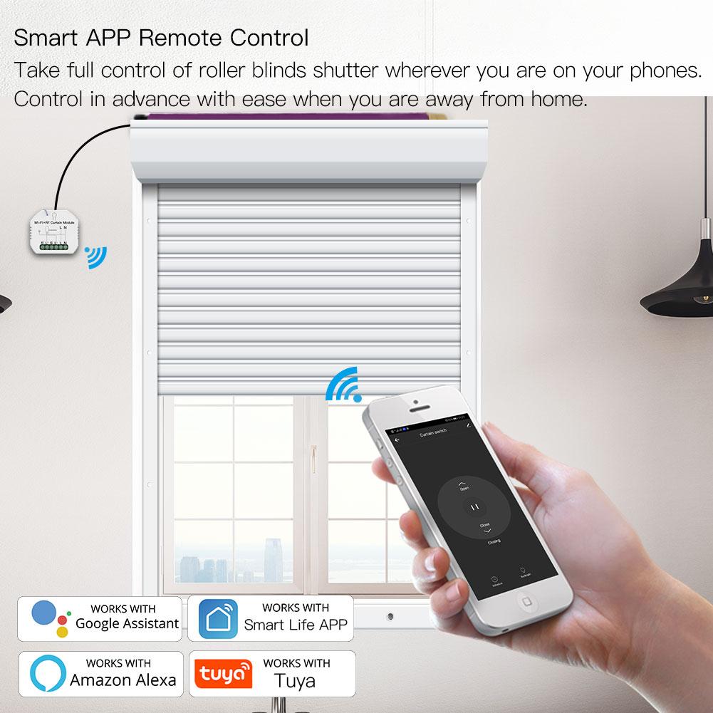 WiFi Smart Curtain Switch Module for Motorized Roller Blinds