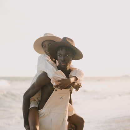Will & Bear Andy Auburn Dark Brown Wide Brim Hat