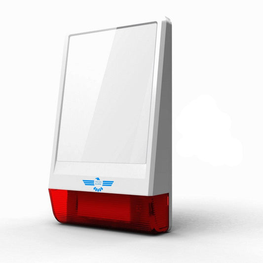 Wireless Outdoor Alarm Siren with Magnetic Mount, Tamper Protection, 120dB Loud