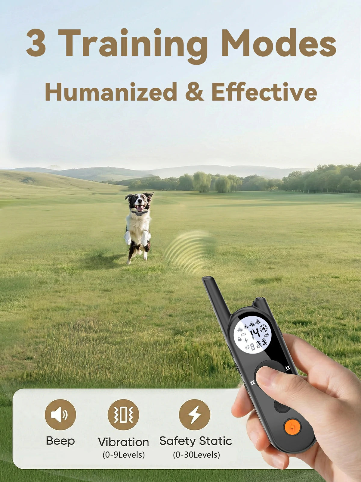 MimofPet X3 Mini Wireless Dog Fence and Training Collar