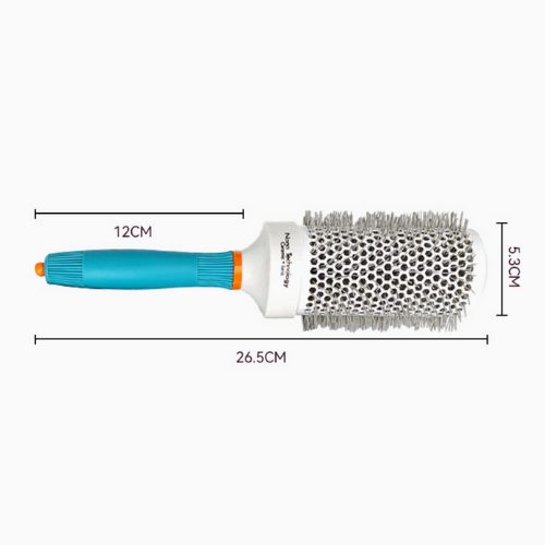 Professional Nano Ceramic Ionic Round Hair Styling Brush for Salon Use