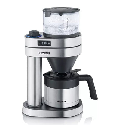 Severin KA5761 Thermo Filter Coffee Machine 8 Cups Black Stainless Steel
