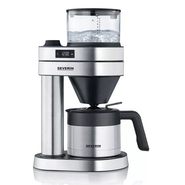 Severin KA5761 Thermo Filter Coffee Machine 8 Cups Black Stainless Steel