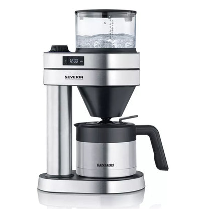 Severin KA5761 Thermo Filter Coffee Machine 8 Cups Black Stainless Steel