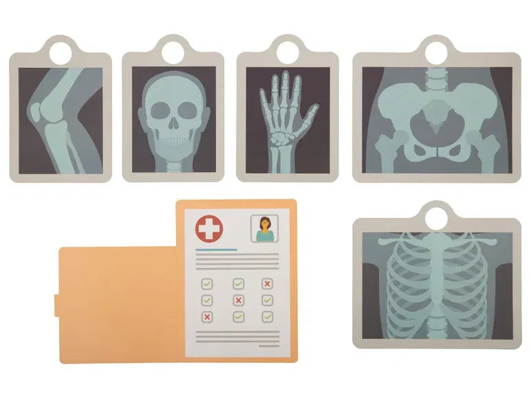 Playtive Wooden Doctor Medical Cabinet Playset for Kids - Imaginative Role Play