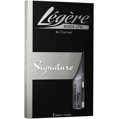 Légère Bb Clarinet Signature Reed 2.50 Strength Versatile Synthetic Reed