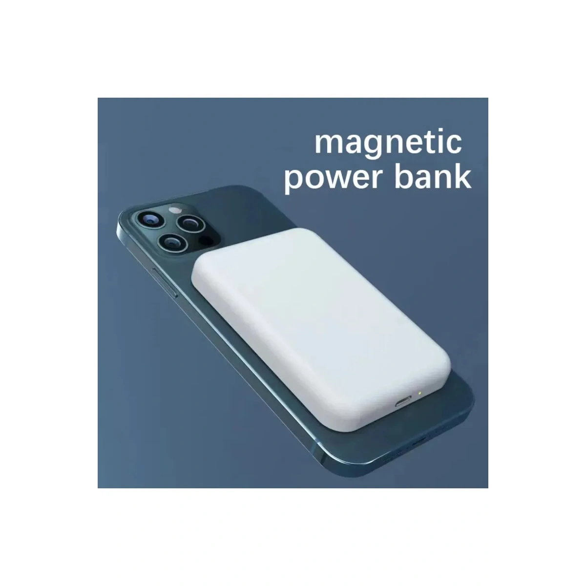 Magnetic Charger Wireless Portable Charger Power Bank 5000mAh Type-C
