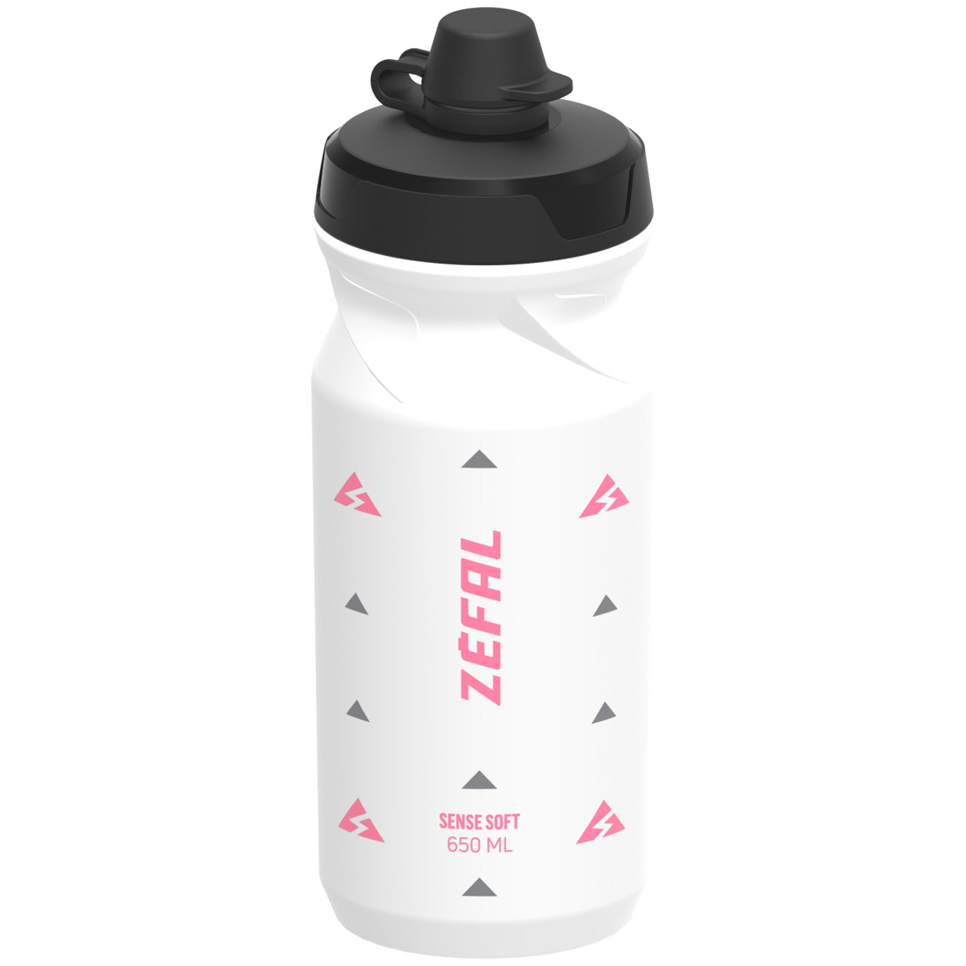 Zefal Sense Soft No Mud 650ml White BPA-Free Sports Bottle
