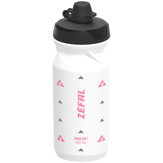 Zefal Sense Soft No Mud 650ml White BPA-Free Sports Bottle