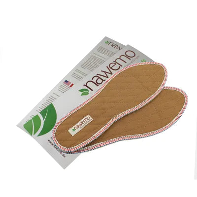 Nawemo Brown Cinnamon Insoles: Natural Odour Control & Foot Comfort