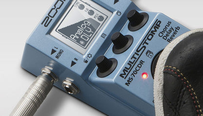 Zoom MS-70CDR MultiStomp Chorus Delay Reverb Pedal