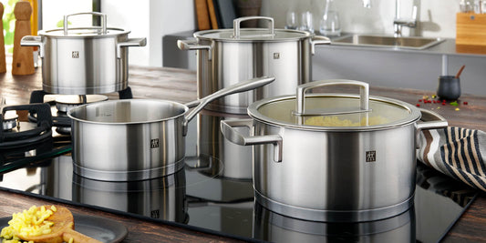 Zwilling Vitality 4-Piece Stainless Steel Cookware Set, Induction, Oven & Dishwasher Safe